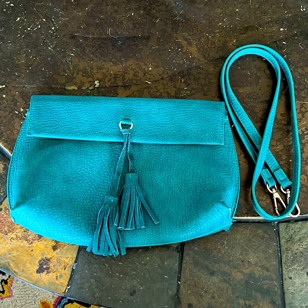 Teal Crossbody/Clutch 🩵👛